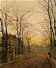 An Autumn Idyll by John Atkinson Grimshaw